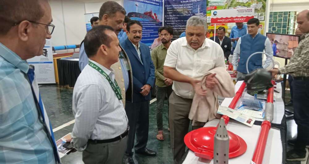 Submarine in the water